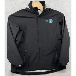 Storm Creek Caroina Panthers Charlotte FC Black Rain Jacket Women's Size L